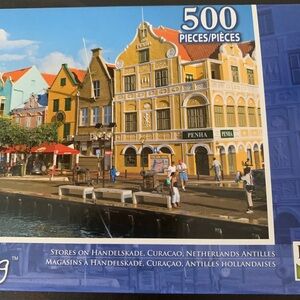 Puzzlebug 500 Piece Stores on Handelskade, Curacao, Netherlands Antilles.